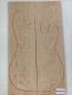 Preview: Top Muschelahorn / Quilted Maple, 2-tlg. 9mm Einzelstück #009